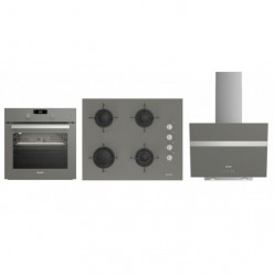 Arçelik Gri Tutku ( 9542 CDG - 606-5 EG - P 18 YCG ) Ankastre Set